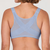 Women's Plunge Back Posture Bra Moonlight Blue @model_info:ES2