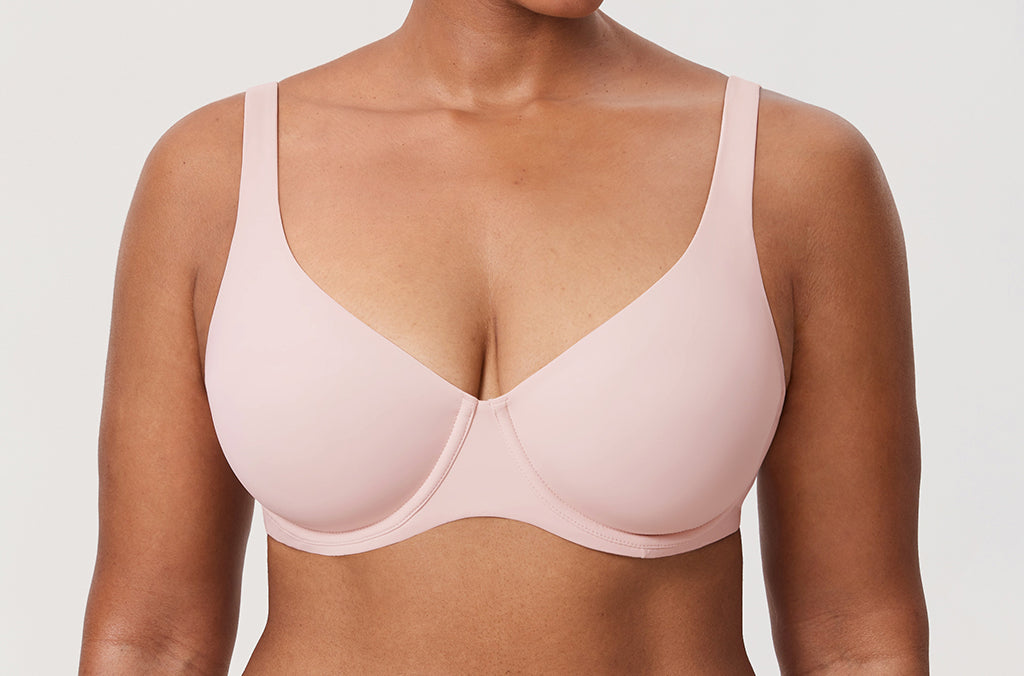 Women's Unlined Balconette Bra Gentle Rose