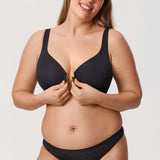 Women's Silky Smooth Front Closure Bra Black