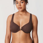 Women's Silky Smooth Front Closure Bra Hazelnut