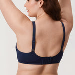Women's Supportive Full Coverage Bra Deep Ocean Blue