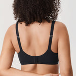 Women's Convertible X-Back Front Closure Bra - Underwire/Unlined/Racerback Black