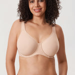 Women's Everyday Full Coverage Underwire Bra Beige @model_info:ES2