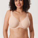 Women's Everyday Full Coverage Underwire Bra Beige @model_info:ES2