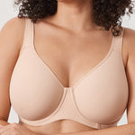 Women's Everyday Full Coverage Underwire Bra Beige @model_info:ES4