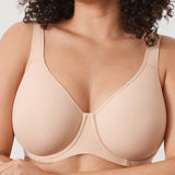 Women's Everyday Full Coverage Underwire Bra Beige @model_info:ES4