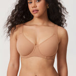 Women's Everyday Full Coverage Underwire Bra Barely Buff @model_info:E1