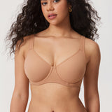 Women's Everyday Full Coverage Underwire Bra Barely Buff @model_info:E1