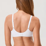 Women's Everyday Full Coverage Underwire Bra White @model_info:ESA2