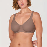 Women's Everyday Full Coverage Underwire Bra Brown Purple @model_info:G1