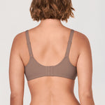 Women's Everyday Full Coverage Underwire Bra Brown Purple @model_info:G2