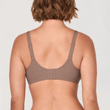 Women's Everyday Full Coverage Underwire Bra Brown Purple @model_info:G2