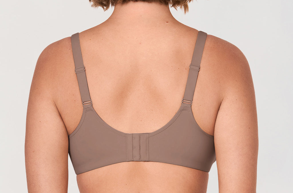 Women's Everyday Full Coverage Underwire Bra Brown Purple @model_info:G2