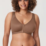 Women's Soft X-shaped Back Posture Bra Soft Tan