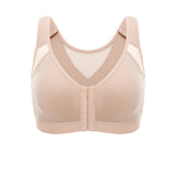 Women's X-shaped Back Posture Bra Oatmeal Heather