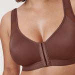Women's X-shaped Back Posture Bra Oatmeal Heather