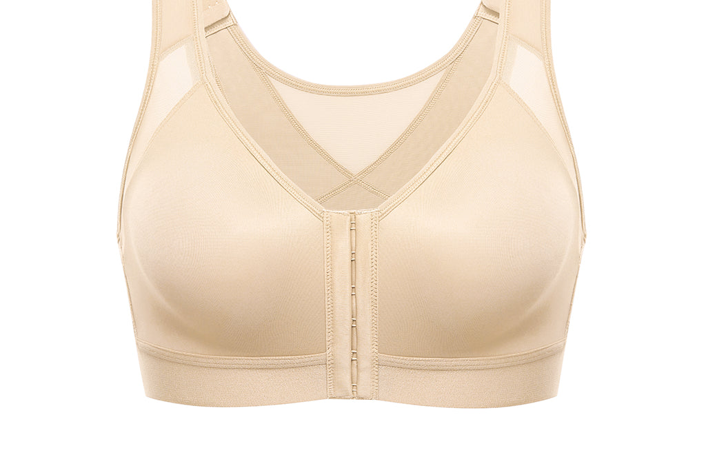 Women's X-shaped Back Posture Bra Rose Smoked
