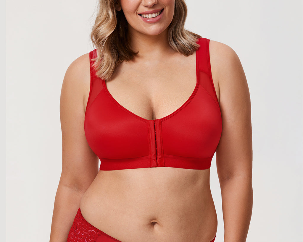 Women's X-shaped Back Posture Bra Black