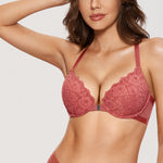 Women's Lacy Racerback Bra Black